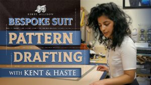 Bespoke suit pattern drafting with Suyamba Kumaresan