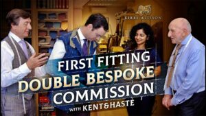 First fitting - double bespoke commission