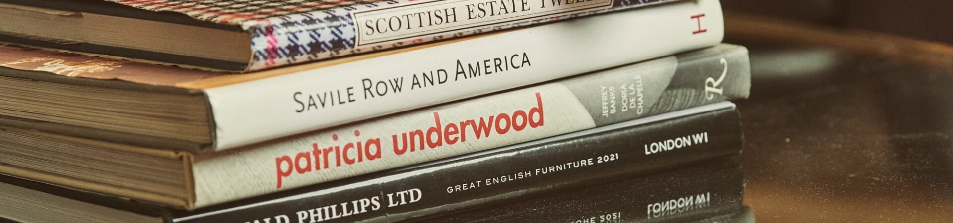 Pile of tailoring books